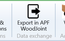 WoodBeam, exporting to WoodJoint with a single click.